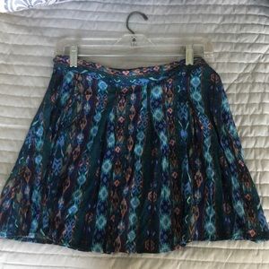 Tribal print skirt
